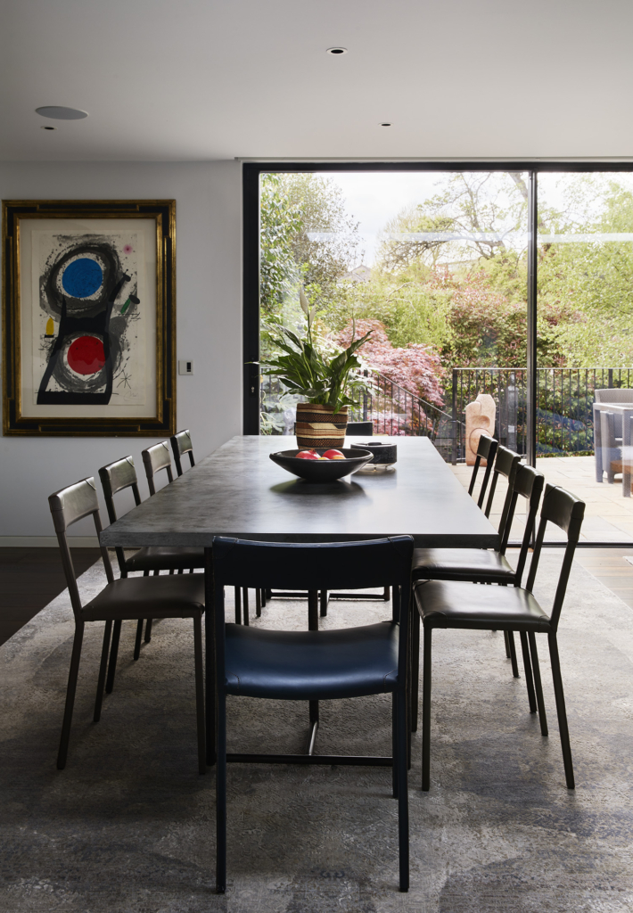 Dining table and chairs in North London Home